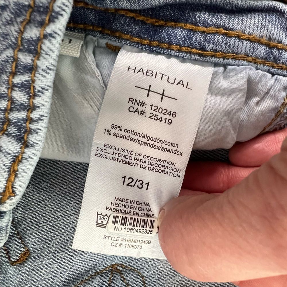 Habitual High Rise Side Panel Jeans - Picture 12 of 13